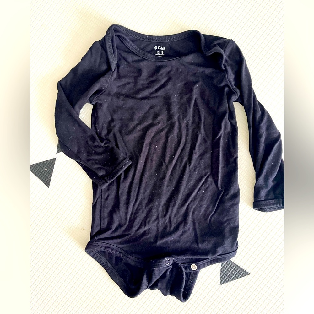 Kyte Baby Organic Bamboo Rayon Bodysuit - Long Sleeve Unisex Bodysuit